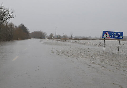 Užlietas kelias