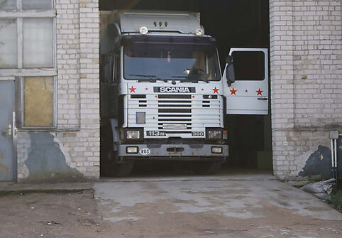 Sulaikytas vilkikas