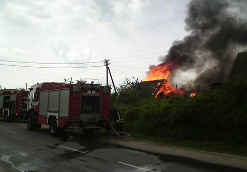 Gaisro vietoje