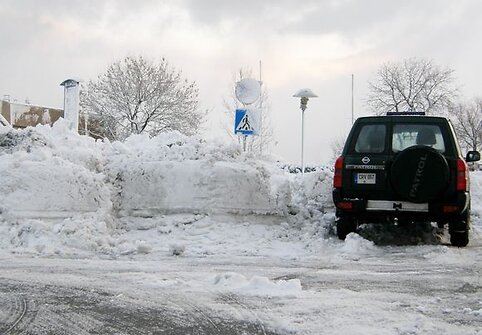 Žiema užgriuvo Kur&scaron;ių neriją.