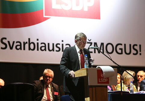 Dabartinis LSDP pirmininkas Gediminas Kirkilas