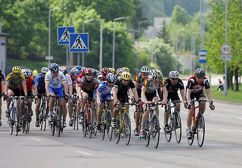 Akimirka i&scaron; dviračių maratono 