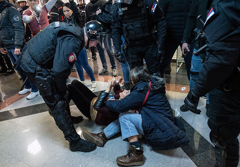 Protestas Serbijoje