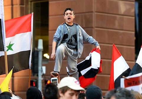 Protestas Australijoje