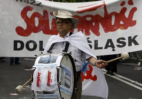 Demonstracijos akimirka