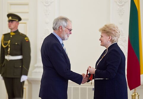 Regimantas Adomaitis ir Dalia Grybauskaitė