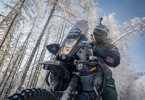 &bdquo;The Coldest Ride&ldquo;: &scaron;alčio pojūčiams užtvirtinti &ndash; krosas ir maudynės -45 laipsnių &scaron;altyje