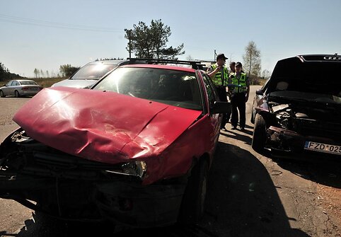 Avarija prie posūkio į Karveli&scaron;kių kapines, ties Vilniumi