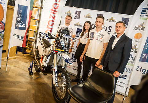 Arūno Gelažninko komandos &bdquo;Zigmas Dakar Team&ldquo; pristatymas