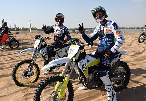 Arūnas Gelažninkas Dubajuje, JAE Cross Country varžybose