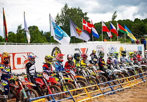 Europos motokroso čempionato etapas Aleksandrijos trasoje