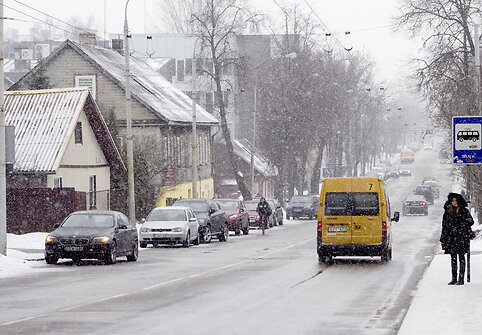 Į Vilnių sugrįžta žiema