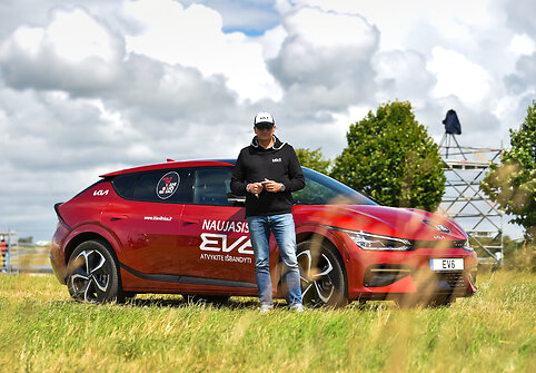 Vitoldas Milius sieks rekordo su Kia EV6