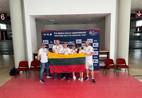 Audronio Gulbino bei Vyčio Pauliukonio ekipažas Portugalijos WRC
