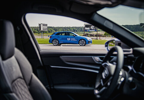 Audi RS5 ir S3 bandymai Nemuno žiede