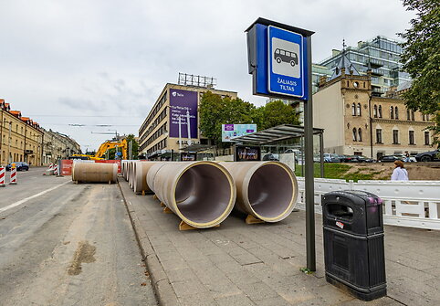 Vilniuje remontuojamos gatvės
