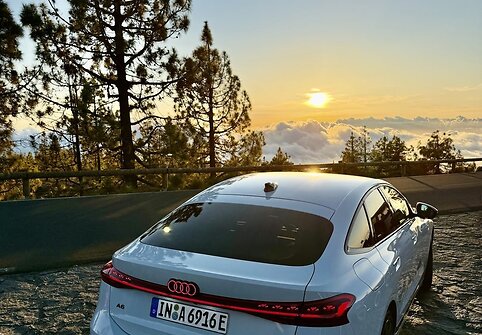 Audi A6 e-tron bandomieji važiavimai Tenerifėje