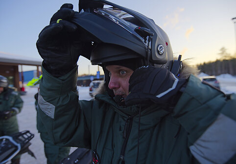 Karolis Mieliauskas motociklu leidosi į &scaron;iaurę