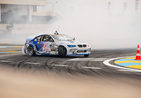 Omano drifto čempionate sėkmingai fini&scaron;avo B.Čirba