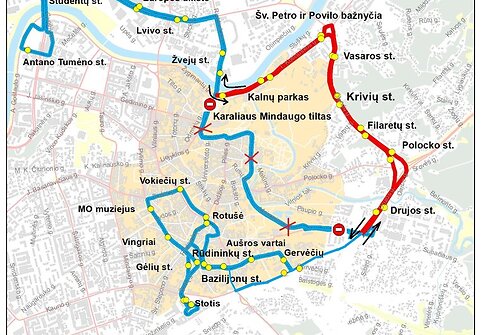 Eismo ribojimai Vilniuje Vokietijos 45-osios &scaron;arvuotosios brigados inauguracijos metu