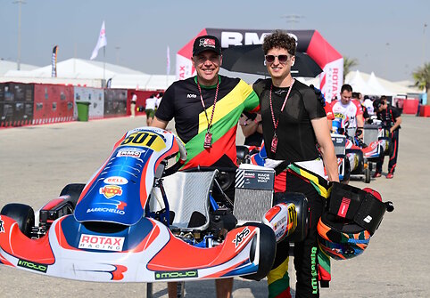 Martynas su pagrindiniu mechaniku