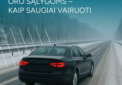 Kaip paruošti automobilį esant permainingoms žiemos sąlygoms