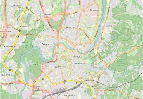 Planuojami tramvajaus-metro maršrutai Vilniuje: D linijos schema