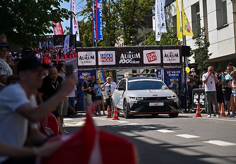 Palangos &bdquo;Aurum 1006 km&ldquo; paradas ir Super Sprintas Vytauto gatvėje