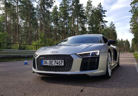 &bdquo;Audi R8 V10&ldquo; bandymai Bikerniekuose