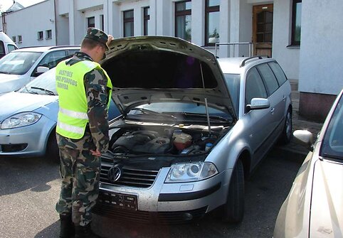 Sulaikytas automobilis