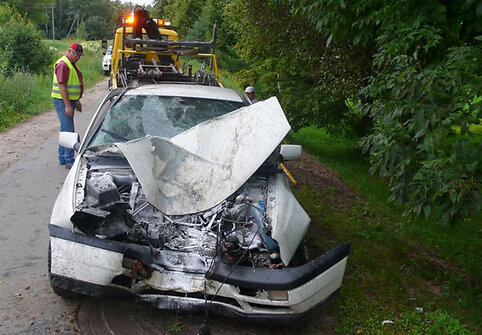 Per avariją Ukmergės rajone sužeisti du vyrai