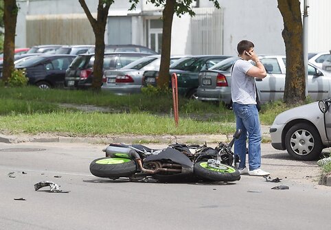 Avarijos vietoje Žarijų g.