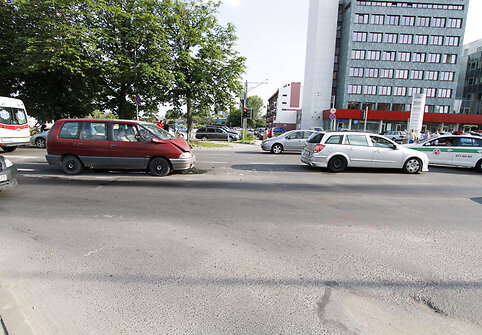 Įvykio vietoje Vilniuje, Žalgirio g.