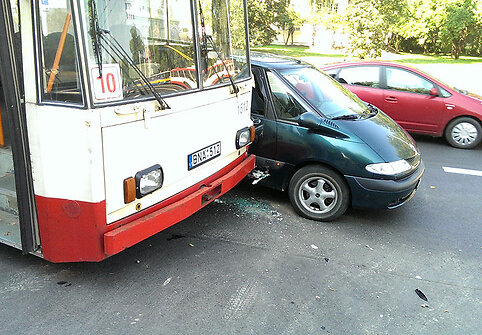 Avarijos vietoje Vilniuje, Švitrigailos g.