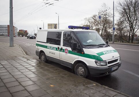 Įvykio vietoje Vilniuje, Švitrigailos g.
