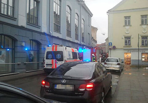 Įvykio vietoje Vilniuje, Savičiaus g.