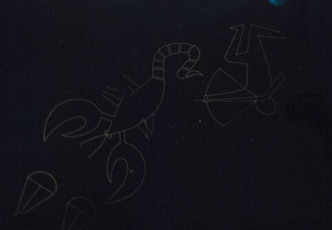 Zodiako ženklai padėjo kurti jaukią atmosferą.