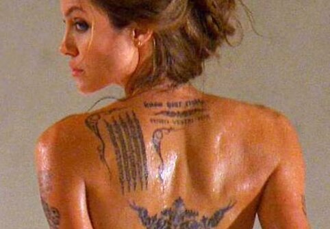 Tatuiruotės ant Angelinos Jolie kūno