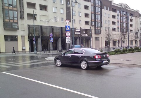 Žemės ūkio ministerijos tarnybinio automobilio vairuotojas pažeidė taisykles 