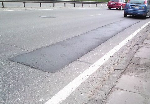 Padėtis suremontuotoje Geležinio Vilko atkarpoje