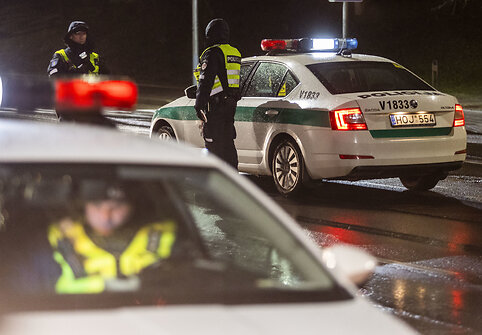 Policijos reidas Vilniuje 2022-04-15