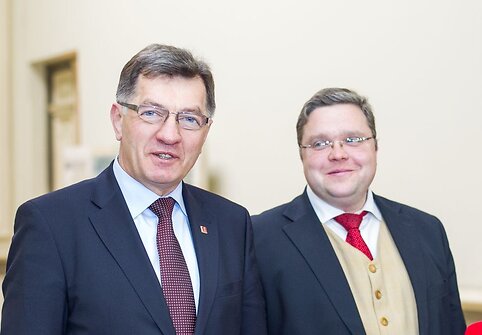 Algirdas Butkevičius ir Vitas Vasiliauskas