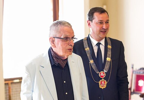 Tomas Venclova ir Artūras Zuokas