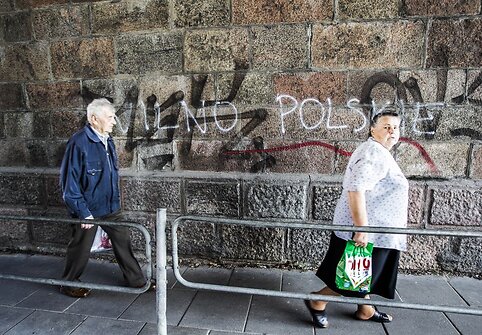 Po tiltu užra&scaron;as &bdquo;Polskie Wilno&ldquo;