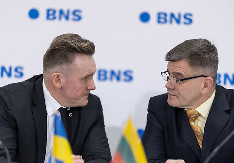 Edgaras Dere&scaron;kevičius ir Algimantas Martinkus