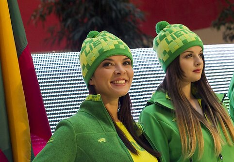 &bdquo;Audimas&ldquo; pristatytė Lietuvos olimpiečių, kovosiančių Sočio žiemos olimpinėse žaidynėse aprangą.