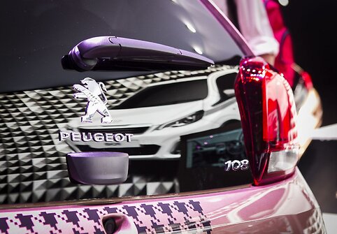 Prancūziškai-japoniško „Peugeot 108“ pasirodymas Ženevoje