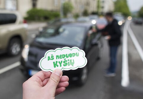 Akcija &bdquo;A&scaron; neduodu ky&scaron;io&ldquo;