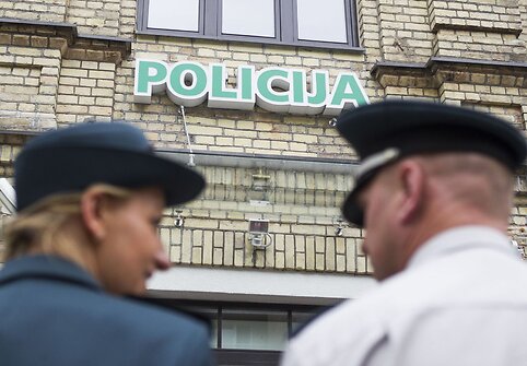 Vilniaus apskrities vyriausiojo policijos komisariato atidarymas.