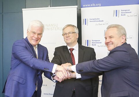 Pim van Ballekom, Rimantas Šadžius ir Kęstutis Trečiokas